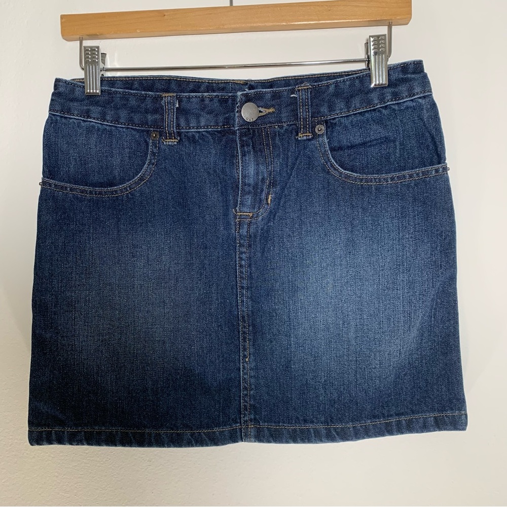 GAP Dark Blue Denim Mini Skirt